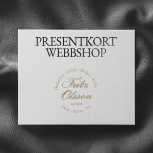 Presentkort Webbshop
