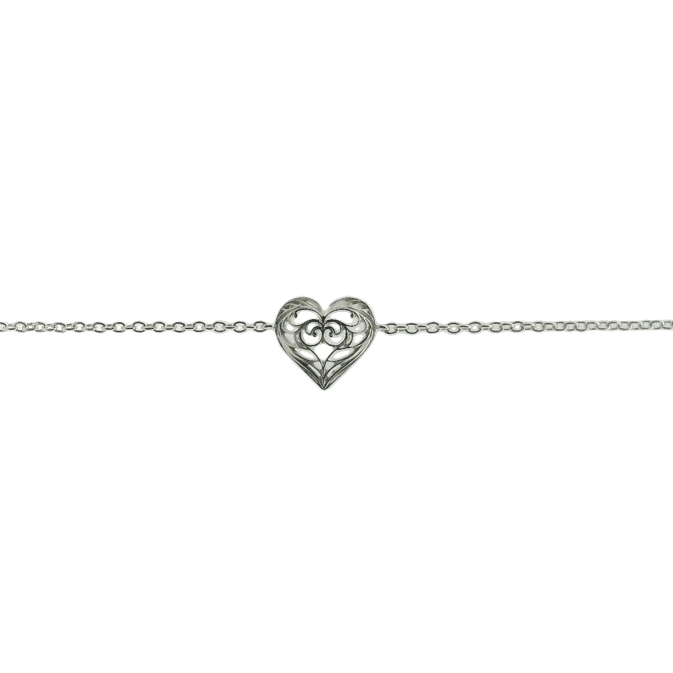 Älvarnas Hjärta Armband Silver Litet