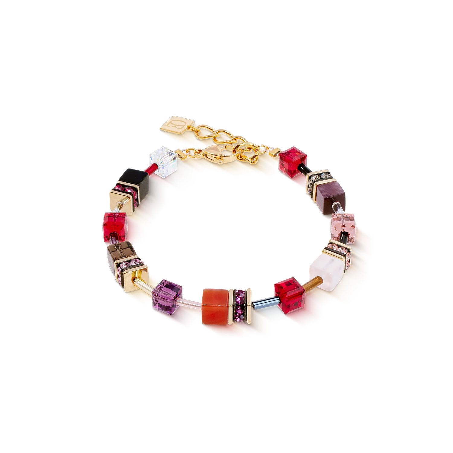 COEUR DE LION GeoCUBE Iconic Precious Festive Red Armband