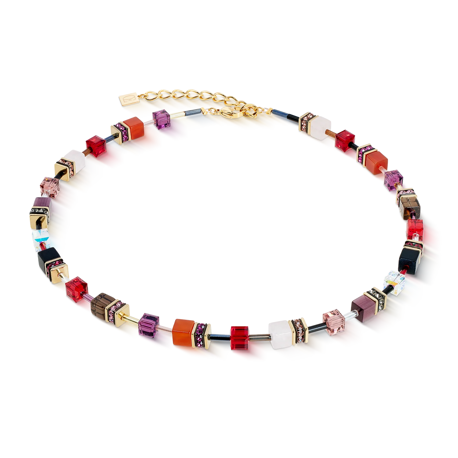 COEUR DE LION GeoCUBE Iconic Precious Festive Red Halsband